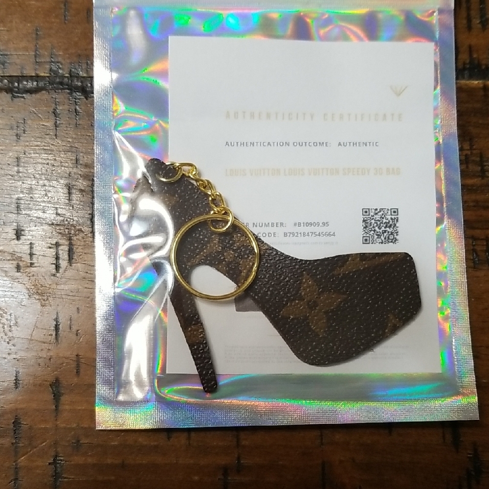 Monogram High Heel Keychain